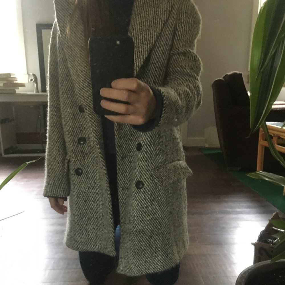 Zara Basic Double Breasted Winter Coat - image 2